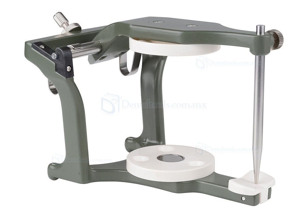 Articulador dental de valor promedio compatible con placas Amann Girrbach